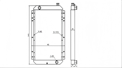 SREXR-HIT007 China Factory Direct Sale EX100-2 EX100-3 HITACHI Radiators