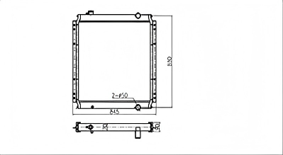 SREXR-HIT015 Factory Sale Good Price EX200-5 EX225USR EX210H-5 HITACHI Radiators
