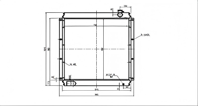 SREXR-HIT022 EX300-3 EX310H-3 HITACHI Radiators