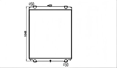 SREXR-HIT025 ZAX360 HITACHI Engine Cooling Radiators