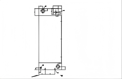 SREXR-HIT036 FH90 HITACHI Engine Cooling Radiators