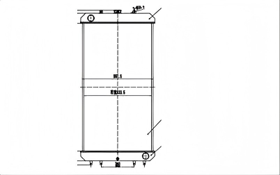 SREXR-HIT039 ZV220 HITACHI Engine Cooling Radiators