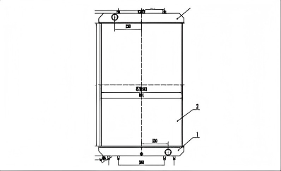 SREXR-HIT040 ZW250-3 HITACHI Auto Aluminium Radiators