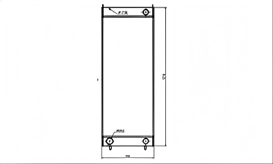 SREXR-HIT042 ZW310 HITACHI Engine Cooling Radiators