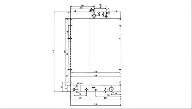 SREXR-HIT044 D150 HITACHI Engine Cooling Radiators