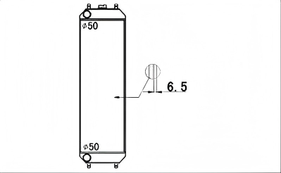 SREXR-HIT053 ZX200-3 HITACHI Engine Cooling Radiators