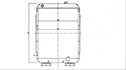 SREXR-HYU017 HYUNDAI R200W-7 R220LC-7 R210LC-7 R210NLC-7 Auto Engine Radiators