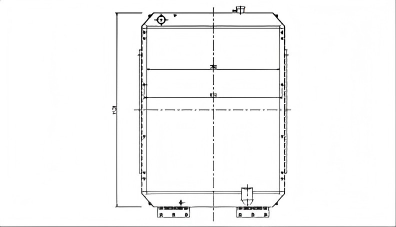 SREXR-HYU018 HYUNDAI R200W-7A R210LC-7A R210NLC-7A Auto Engine Radiators