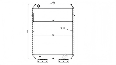 SREXR-HYU019 HYUNDAI R210-7 R210LC-7 Auto Engine Radiators