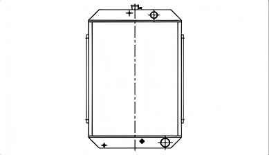SREXR-HYU022 R220-5 R170W Cooling HYUNDAI Radiators