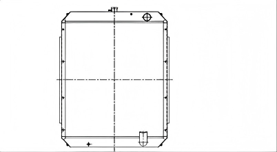 SREXR-HYU023 HYUNDAI R265-7 R250LC-7 Cooling Radiators