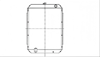 SREXR-HYU025 HYUNDAI R290LC-7H High Performance Auto Radiators