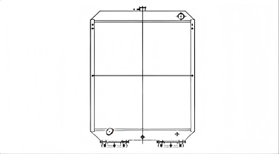 SREXR-HYU028 HYUNDAI R170W-7 R180W-7 High Performance Auto Radiators