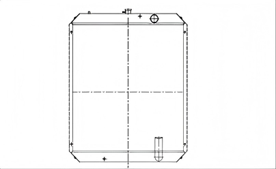 SREXR-HYU029 HYUNDAI R320LC-7 R360LC-7 High Performance Auto Radiators