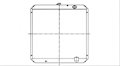 SREXR-HYU030 HYUNDAI R320LC-7 R360LC-7 High Performance Auto Radiators