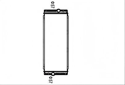 SREXR-HYU033 HYUNDAI R520-9 HYUNDAI 485 High Quality tube and fin Radiators