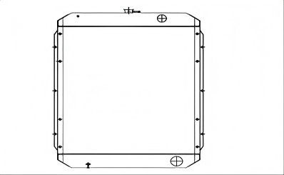 SREXR-HYU042 HYUNDAI R210W-5 Heavy Duty Machinery Radiators