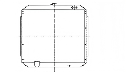 SREXR-HYU043 HYUNDAI R2900-3 Heavy Duty Machinery Radiators