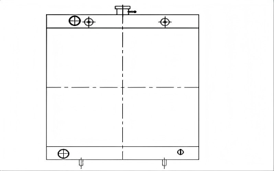 SREXR-HYU044 HYUNDAI HSL850-7A Heavy Duty Machinery Radiators