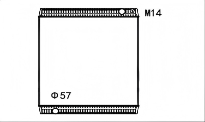 SREXR-HYU045 HYUNDAI 485 505LS Heavy Duty Machinery Radiators