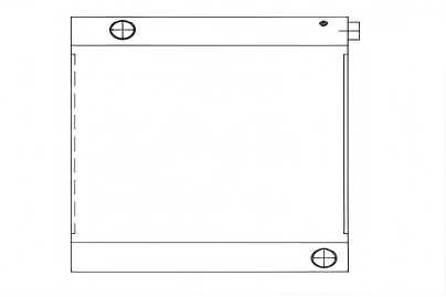 SREXR-JCB029 JCB 8008 Auto Engine Cooling Radiators