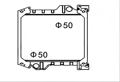 SREXR-JCB033 JCB 3CX Cooling Radiators