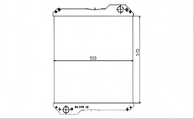 SREXR-JCB050 JCB 2140 2155 High Performance Auto Cooling Radiators