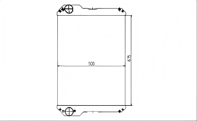 SREXR-JCB052 JCB 714-T2 718-T2 Auto Cooling Radiators