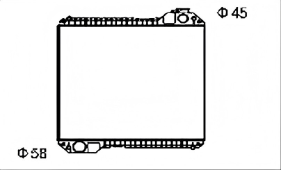 SREXR-JCB061 JCB Auto Engine Brazing Radiators
