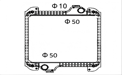 SREXR-JCB062 JCB Auto Engine Brazing Radiators