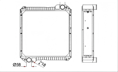 SREXR-JCB064 JCB Auto Engine Brazing Radiators