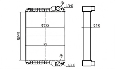 SREXR-JCB065 JCB Auto Engine Brazing Radiators