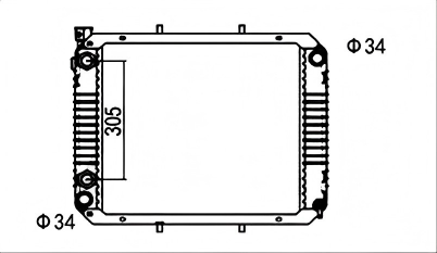 SREXR-JCB071 JCB Auto Engine Brazing Radiators