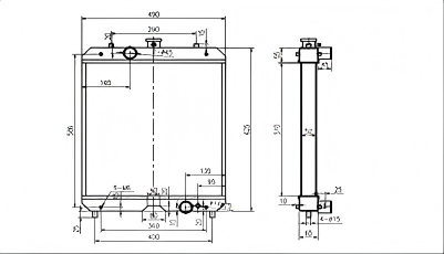 SREXR-KAT002 Hot Sale HD308R Kato Radiators