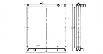 SREXR-KAT007 Hot Sale HD1430 Kato Auto Cooling Radiators