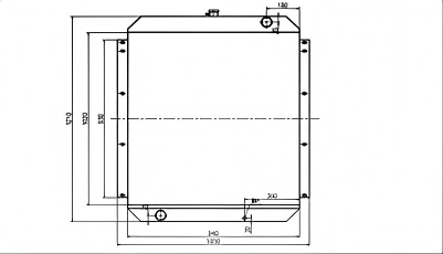 SREXR-KAT008 Hot Sale HD2045 Kato Auto Cooling Radiators