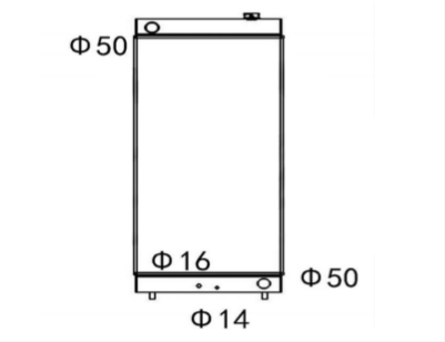 SREXR-KAWA003 KAWASAKI 90-6 All Aluminum Cooling Radiators