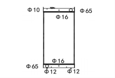 SREXR-KAWA008 KAWASAKI 95 D7 All Aluminum Cooling Radiators