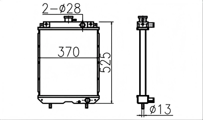 SREXR-KOB001 Hot Sale SK20SR-3 KOBELCO Radiators