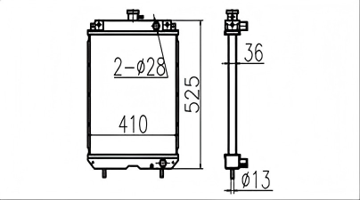 SREXR-KOB003 High Quality SK30UR-2 SK30SR 35SR-2 KOBELCO Radiators