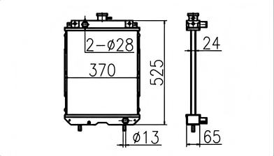 SREXR-KOB004 High Quality SK30UR-3 KOBELCO Radiators