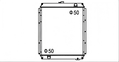 SREXR-KOB012 SK200-5 SK200-6 KOBELCO Tube and Fin Brazing Radiators