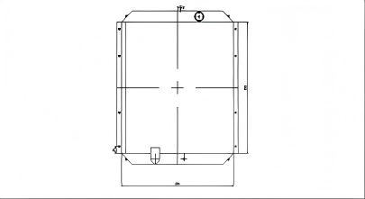 SREXR-KOB019 Heavy Duty SK300-3 SK300 SK300-2 KOBELCO Radiators