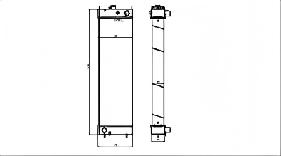 SREXR-KOB020 Heavy Duty SK320 SK330-8 SK350LC-8 SK400-8 KOBELCO Radiators
