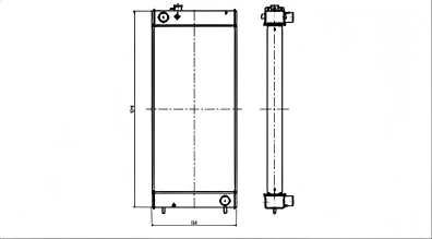 SREXR-KOB022 Heavy Duty SK460-8 KOBELCO Radiators