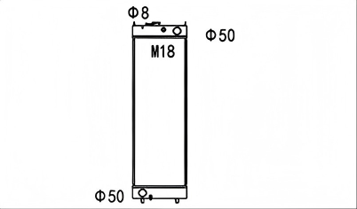 SREXR-KOB023 Heavy Duty SK330-8 KOBELCO Radiators