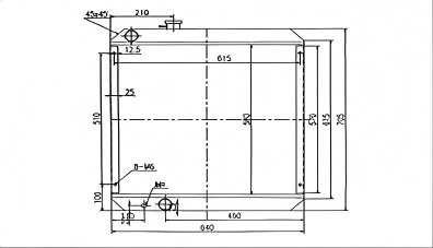 SREXR-KOM020 PC120-5K PC150HD-5K KOMATSU Radiator