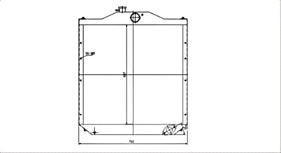 SREXR-KOM033 Hot Sale PC200-3 PW210-1 PW200-1 KOMATSU Radiator