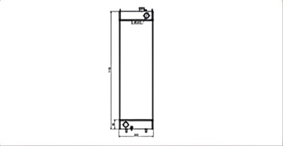 SREXR-KOM037 Hot Sale PC220-8 PC240LC-8 KOMATSU Radiator