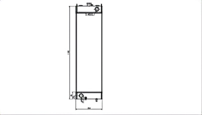 SREXR-KOM045 China Factory Sale PC290-8 PC270-8 BR380JG-1EO KOMATSU Radiator